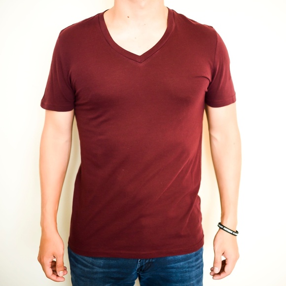 bdg slim fit v neck